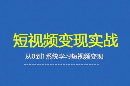 杨磊老师·2025短视频变现实战课-shlyzo