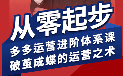 海神·拼多多运营进阶系统课(更新9月)-shlyzo