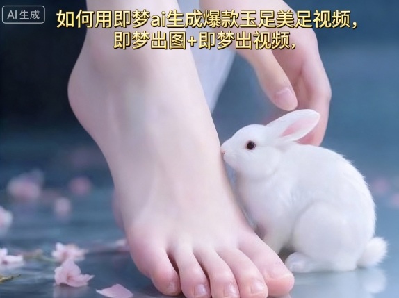 如何用即梦ai生成爆款玉足美足视频，即梦出图+即梦出视频，快速涨粉-shlyzo