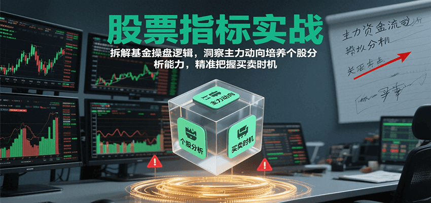 股票指标实战，基金操盘逻辑拆解，洞察主力动向培养个股分析能力把握买卖时机(更新)-shlyzo