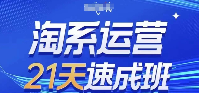 淘系运营21天速成班(更新25年9月)，0基础轻松搞定淘系运营，不做假把式-shlyzo